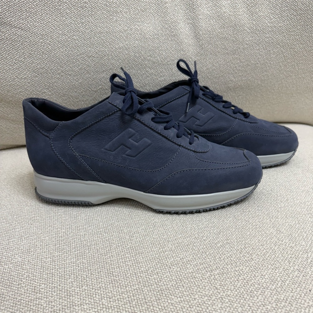 Hogans Mens Navy Sneakers